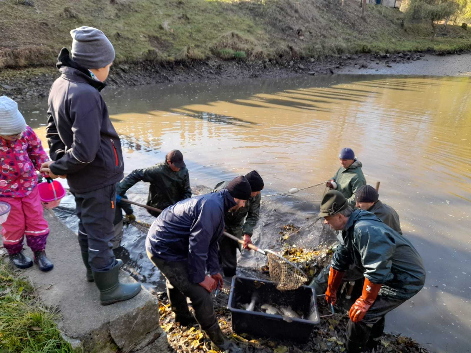 Výlov sobota 6. 11. 2021